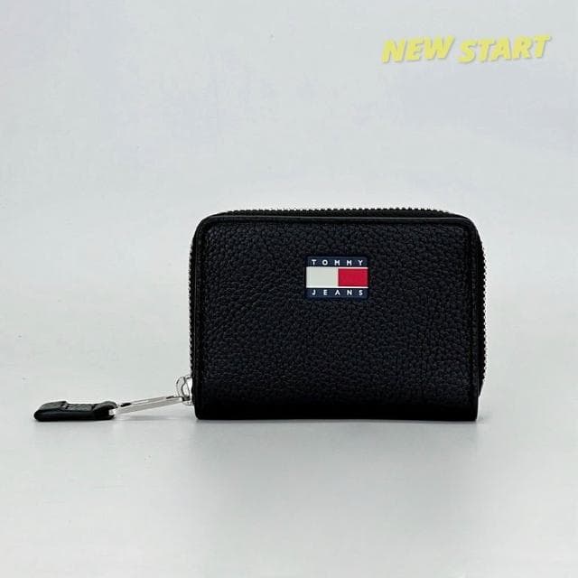 現貨 Tommy Jeans 經典國旗 荔枝紋 拉鍊 零錢包