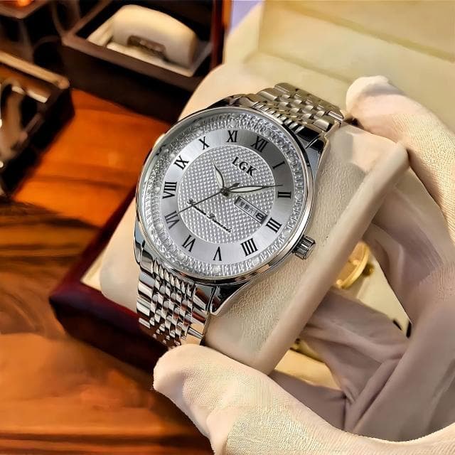 【Try】手錶男輕奢小眾高級感精工錶男士爸爸商務風瑞士錶防水夜光男生全自動機械錶簡約氣質精緻石英錶高顏值精品金屬指針男錶