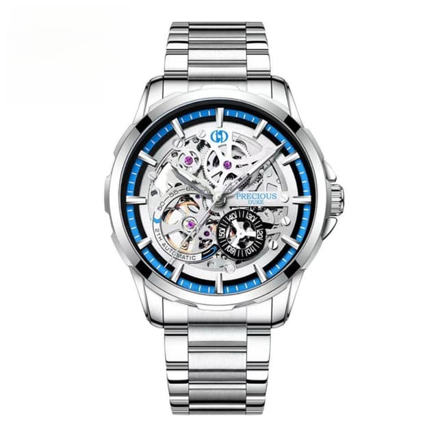 手表男士機械表防水夜光商務陀飛輪多功能輕奢小眾高級感精工錶男士爸爸商務風瑞士錶簡約氣質精緻石英錶高顏值精品金屬指針男錶 