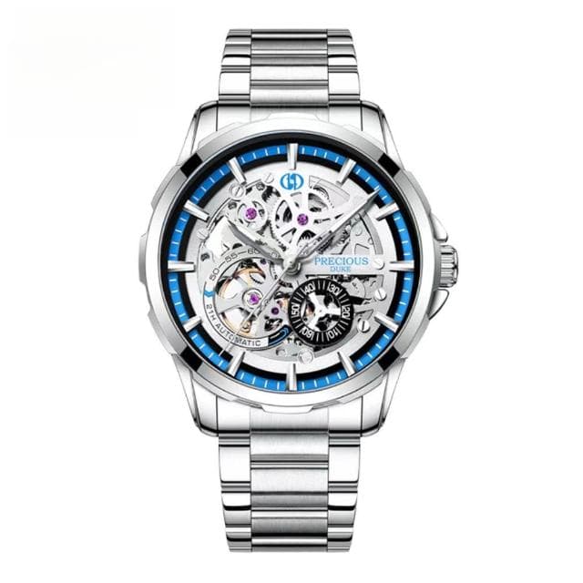 手表男士機械表防水夜光商務陀飛輪多功能輕奢小眾高級感精工錶男士爸爸商務風瑞士錶簡約氣質精緻石英錶高顏值精品金屬指針男錶 