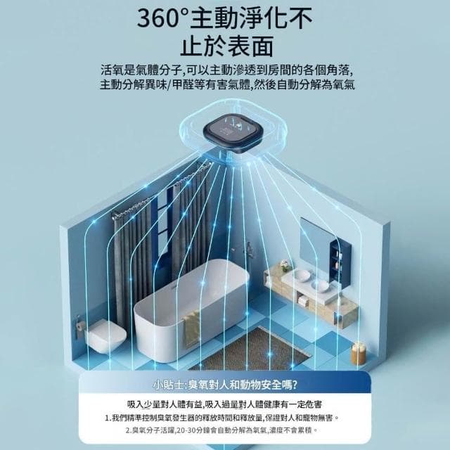 現貨速發 車家兩用空氣清淨機 車用清淨機（臭氧消毒機 UV殺菌去異味 負離子空氣淨化器 寵物淨味器 寵物清淨機  ）