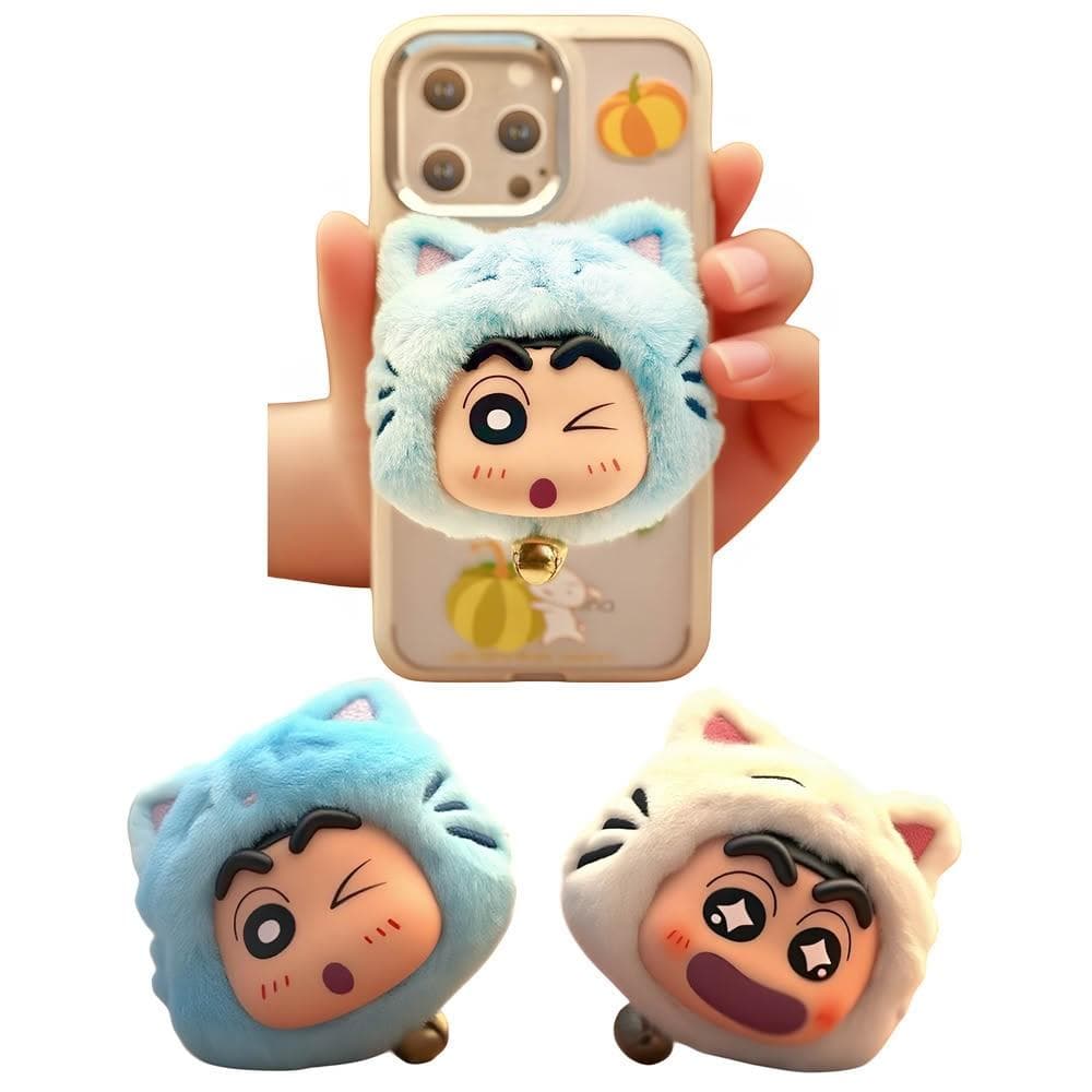 【Hello 蠟筆小新】萌喵氣囊支架 手機支架 磁吸 支架 手機支架 通用型 磁吸手機支架 氣囊手機支架 平板支架 送禮 禮物 生日 交換 聖誕