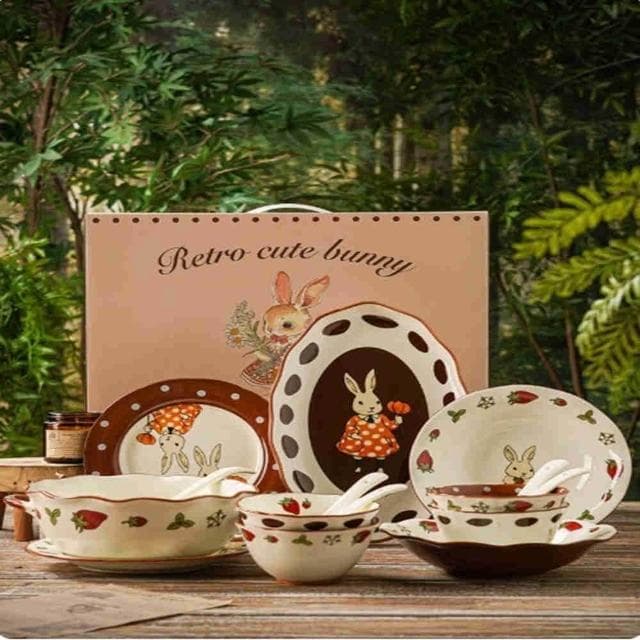 Jimi集米 碗碟套裝 餐具禮盒 閨蜜生日禮物 女生伴手禮 碗碟套裝餐具禮盒喬遷新居結婚定婚送新人