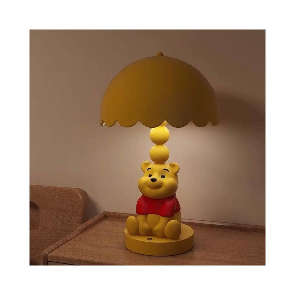維尼小熊房間臥室床頭燈裝飾臺燈小夜燈氛圍燈搬家生日送禮