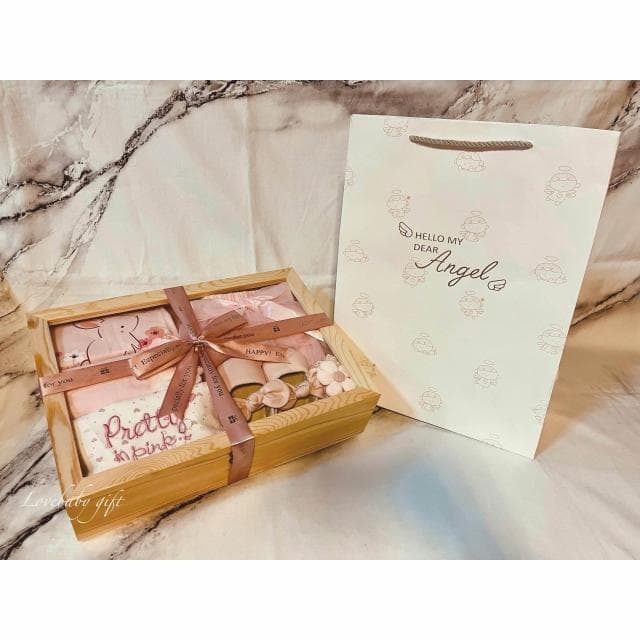 【女寶寶禮盒】粉兔子·彌月禮盒·滿月禮·嬰兒禮盒·新生兒禮盒·滿月送禮·寶寶禮盒·女寶禮物·週歲禮