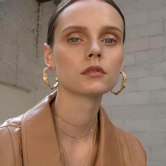 【LEESA】純銀耳針\不規則造型\氣質耳飾\抗敏材質\女生耳飾\復古造型\不規則風格\日常百搭