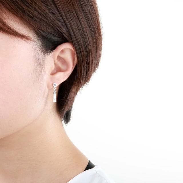 【Angel & Me】希望 燈塔 s925 純銀 單鑽 耳環 耳夾 情人節禮物