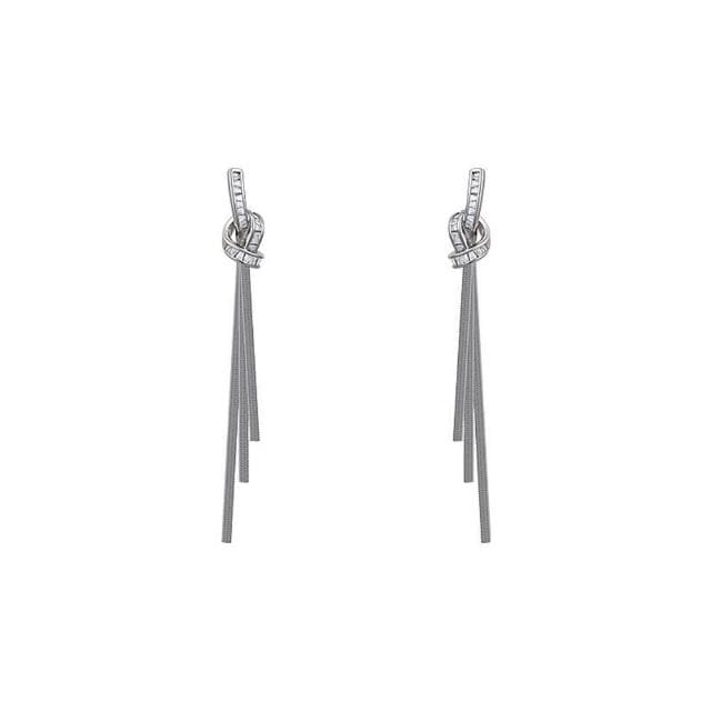  耳環獨特長款流蘇耳環女秋冬輕奢高級感銀針耳墜新款耳飾品輕盈精緻輕奢高級韓國不過敏看不膩超閃耳環耳飾飾品配禮服百搭禮物