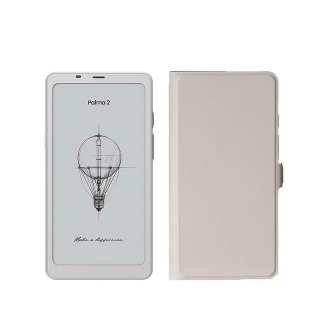 BOOX Palma 2｜6.13 吋手機型電子紙閱讀器(輕羽白)，含二合一皮套 ★全新現貨★