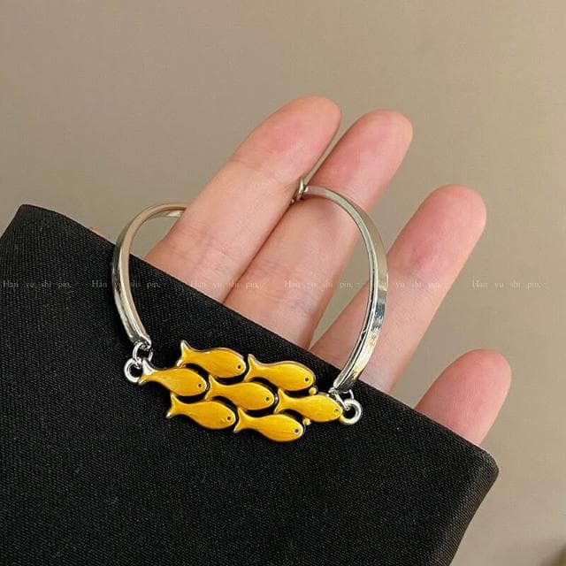 手鍊新中式琺瑯滴油蝴蝶手镯夏季新款甜美彩色花朵半镯手鏈女手鏈時尚百搭手鏈手環手鐲可調整大小精緻甜美手鍊情侶手繩送禮禮物