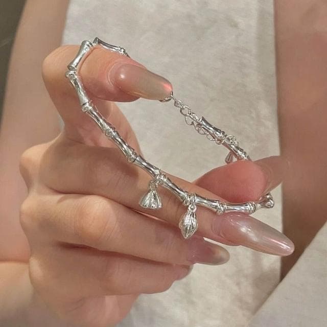 手鍊手鏈節節高升女款通勤百搭調節式款蓮蓬輕奢小眾高級感手鏈時尚百搭手鏈手環手鐲可調整大小精緻甜美手鍊情侶手繩送禮禮物