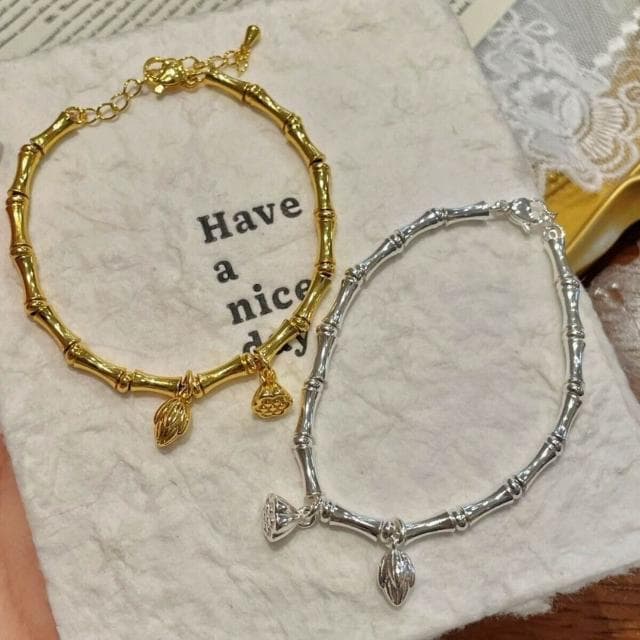 手鍊手鏈節節高升女款通勤百搭調節式款蓮蓬輕奢小眾高級感手鏈時尚百搭手鏈手環手鐲可調整大小精緻甜美手鍊情侶手繩送禮禮物