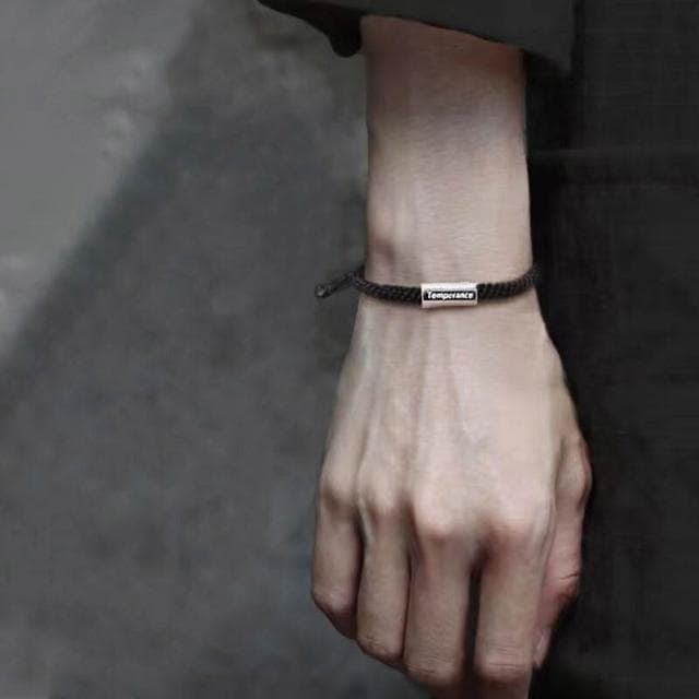 手鍊手鏈男高級感男士編織手繩ins小眾簡約男手飾送男友禮物手鏈時尚百搭手鏈手環手鐲可調整大小精緻甜美手鍊情侶手繩送禮禮物