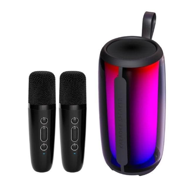 人因 360度炫彩聲光對唱藍牙音響-66mm喇叭單體+2.5吋 超重低音震膜(KS30)