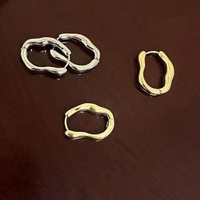 耳環不規則幾何耳扣女新款潮個性設計網紅耳環氣質簡約ins冷淡風耳飾耳環耳釘耳飾女耳環法式耳環流行百搭耳釘生日禮物貼耳耳環