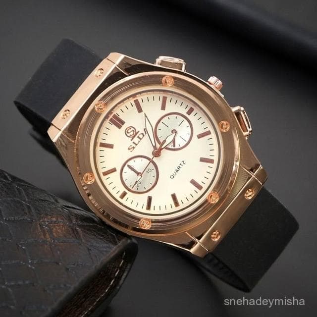 小李甄選  新款手錶男簡約輕奢硅膠帶學生手錶高級ins風時尚防水時尚石英錶