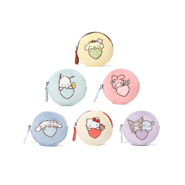 【PG 美人網】三麗鷗Sanrio 悠活時光系列 零錢包-大耳狗/凱蒂貓/酷洛米/美樂蒂/帕恰狗/布丁狗