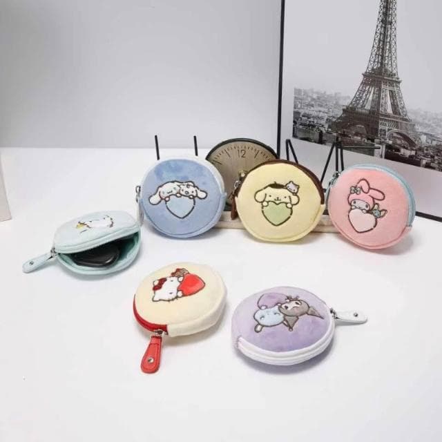 【PG 美人網】三麗鷗Sanrio 悠活時光系列 零錢包-大耳狗/凱蒂貓/酷洛米/美樂蒂/帕恰狗/布丁狗