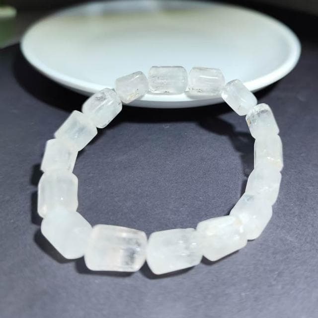 【Paiya 派亞】天然能量體8x11mm多油膽閃靈鑽桶珠手鏈手串