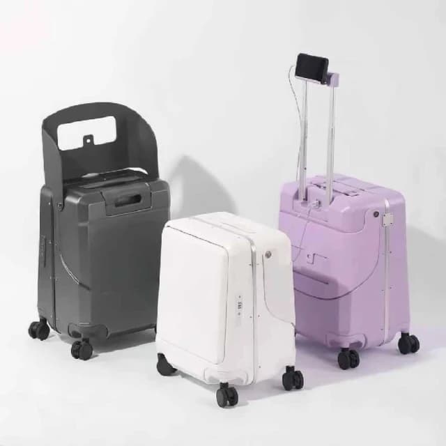 【armourwalk 歐沃】超機能08 兒童可坐行李箱 20吋 前開式行李箱 上掀式行李箱 行李箱