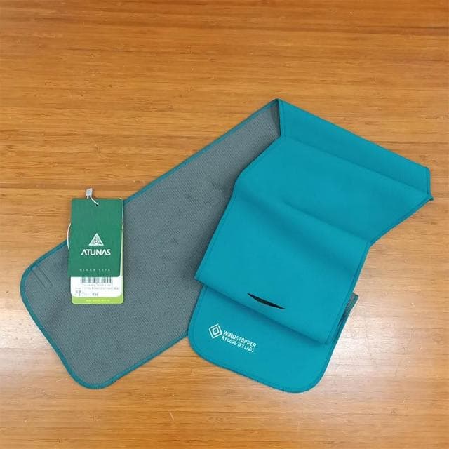 【ATUNAS 歐都納】 WINDSTOPPER 防風保暖圍巾 A3AC2305N 藍綠 柔軟圍脖 禦寒配件
