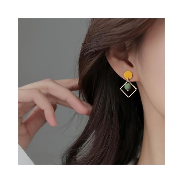 🎗飾間首飾鋪 幾何耳環輕奢小眾設計高級感耳環多巴胺女耳飾品