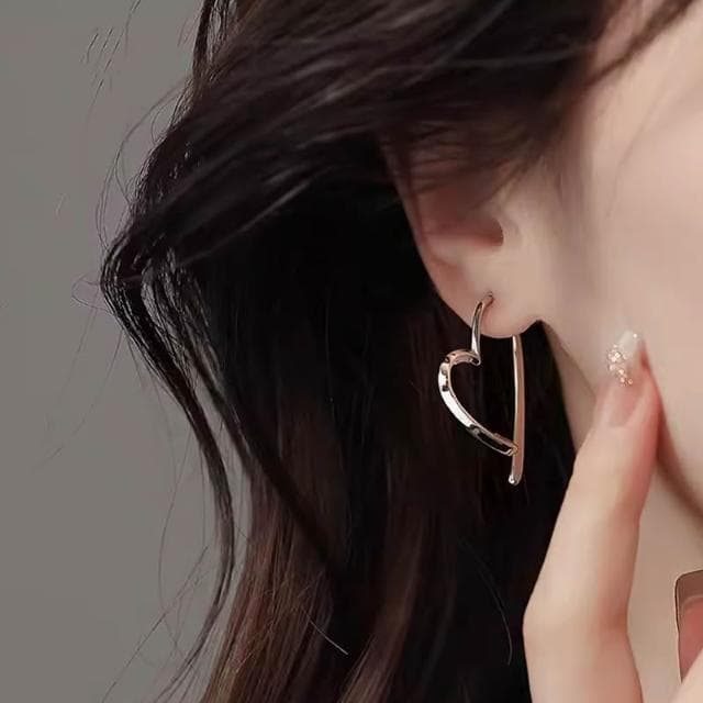 🎗飾間首飾鋪 愛心耳環銀針耳飾