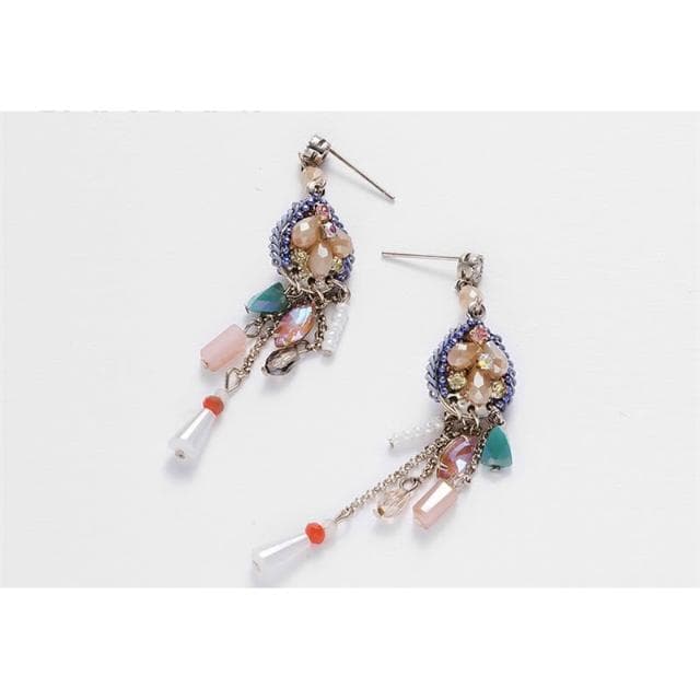 🎗飾間首飾鋪 醉夢流蘇耳環女高級設計感民族風氣質銀針耳環獨特小眾耳飾