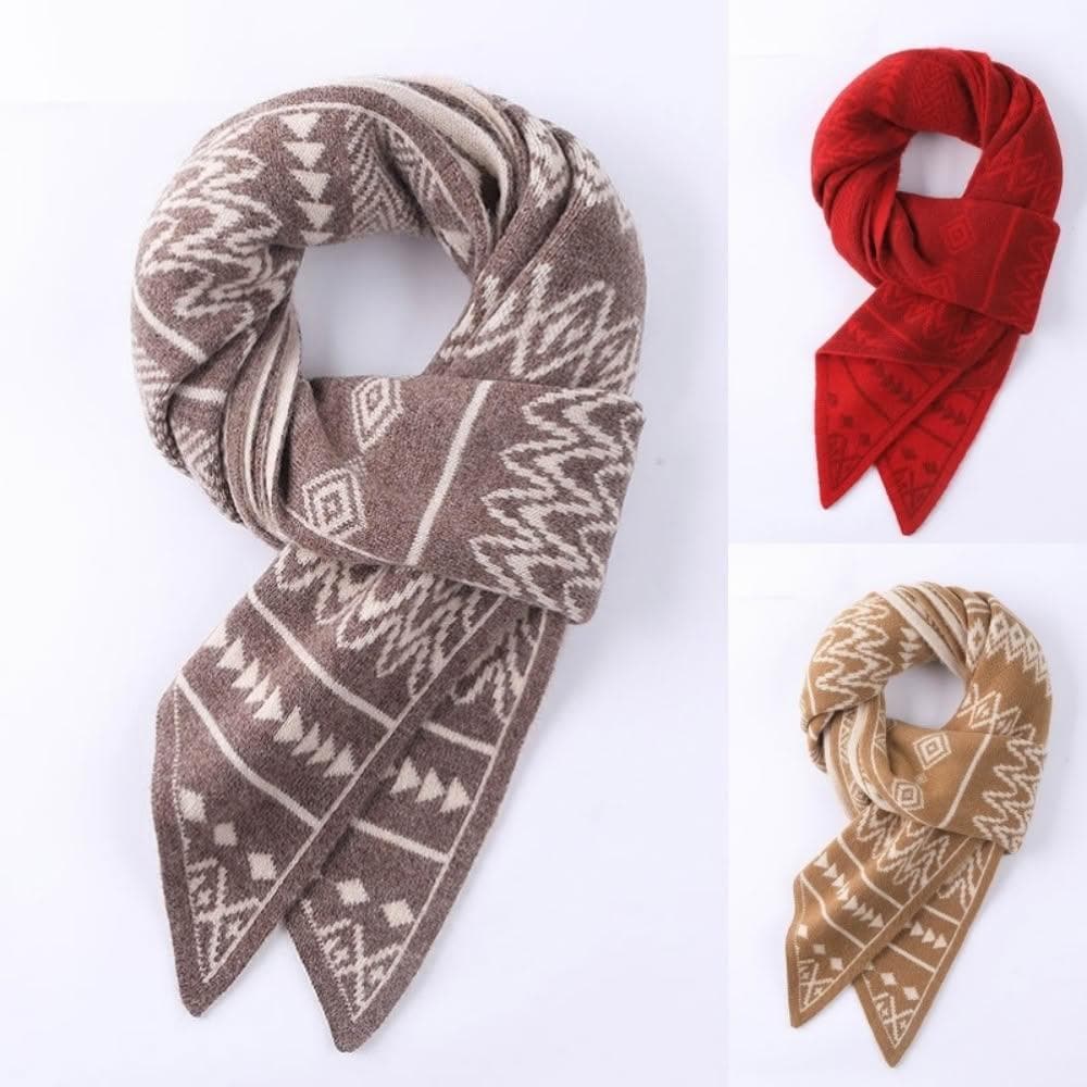 【米蘭精品】現貨+預購 頂級100%羊毛圍巾圍脖秋冬季加絨厚磅保暖針織圍巾休閒-日韓甜美男女配件74mi5