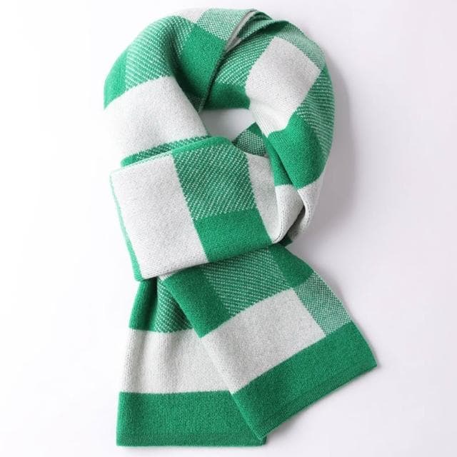 【米蘭精品】現貨+預購 頂級100%羊毛圍巾圍脖秋冬季加絨厚磅保暖針織圍巾休閒-純色甜美男女配件74mi8