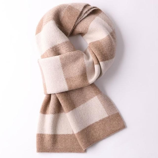 【米蘭精品】現貨+預購 頂級100%羊毛圍巾圍脖秋冬季加絨厚磅保暖針織圍巾休閒-純色甜美男女配件74mi8