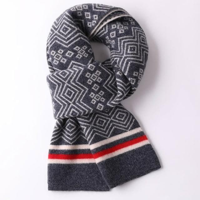 【米蘭精品】現貨+預購 頂級100%羊毛圍巾圍脖秋冬季加絨厚磅保暖針織圍巾休閒-情侶格子男女配件74mi11