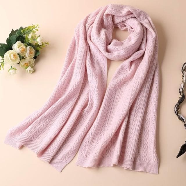 【米蘭精品】現貨+預購 頂級100%羊毛圍巾圍脖秋冬季加絨厚磅保暖針織圍巾休閒-復古甜美男女配件74mi12