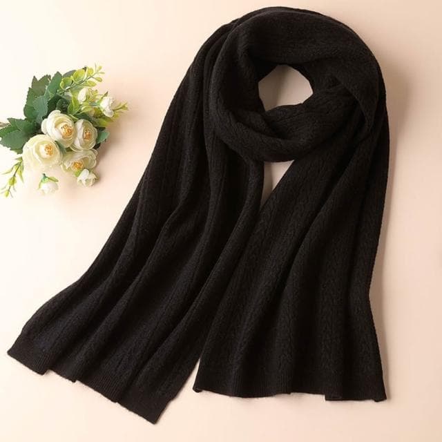 【米蘭精品】現貨+預購 頂級100%羊毛圍巾圍脖秋冬季加絨厚磅保暖針織圍巾休閒-復古甜美男女配件74mi12