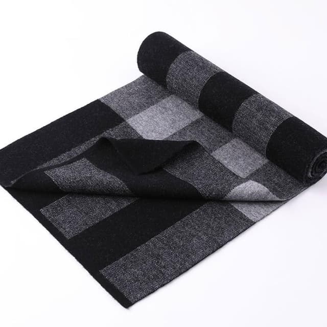 【米蘭精品】現貨+預購 頂級100%羊毛圍巾圍脖秋冬季加絨厚磅保暖針織圍巾休閒-韓版百搭針織男女配件74mi16