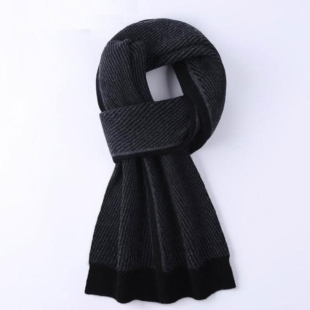 【米蘭精品】現貨+預購 頂級100%羊毛圍巾圍脖秋冬季加絨厚磅保暖針織圍巾休閒-韓版百搭針織男女配件74mi17