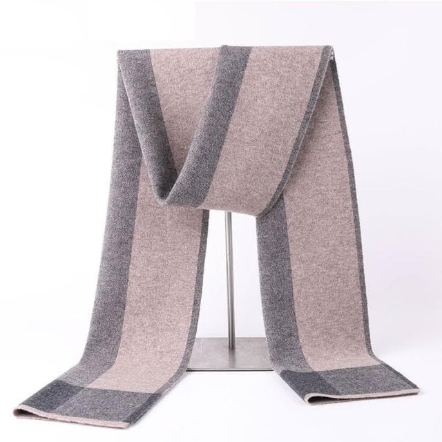 【米蘭精品】現貨+預購 頂級100%羊毛圍巾圍脖秋冬季加絨厚磅保暖針織圍巾休閒-百搭針織加厚男女配件74mi20