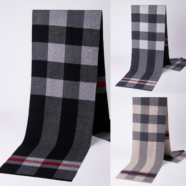 【米蘭精品】現貨+預購 頂級100%羊毛圍巾圍脖秋冬季加絨厚磅保暖針織圍巾休閒-冬季保暖韓版男女配件74mi22