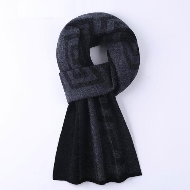 【米蘭精品】現貨+預購 頂級100%羊毛圍巾圍脖秋冬季加絨厚磅保暖針織圍巾休閒-國潮撞色男女配件74mi27