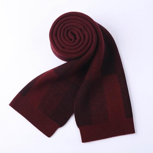 【米蘭精品】現貨+預購 頂級100%羊毛圍巾圍脖秋冬季加絨厚磅保暖針織圍巾休閒-羊毛條紋時尚男女配件74mi28