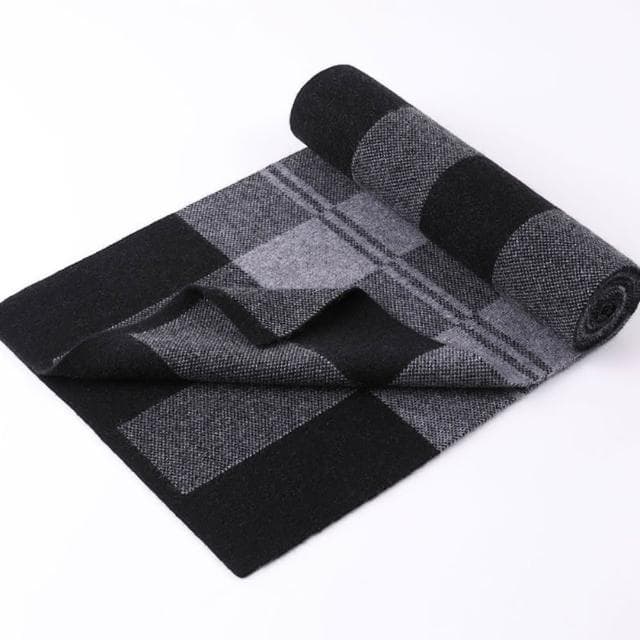 【米蘭精品】現貨+預購 頂級羊毛圍巾羊絨圍脖秋冬季加絨厚磅保暖針織圍巾休閒-保暖高檔格紋男女配件74mi39