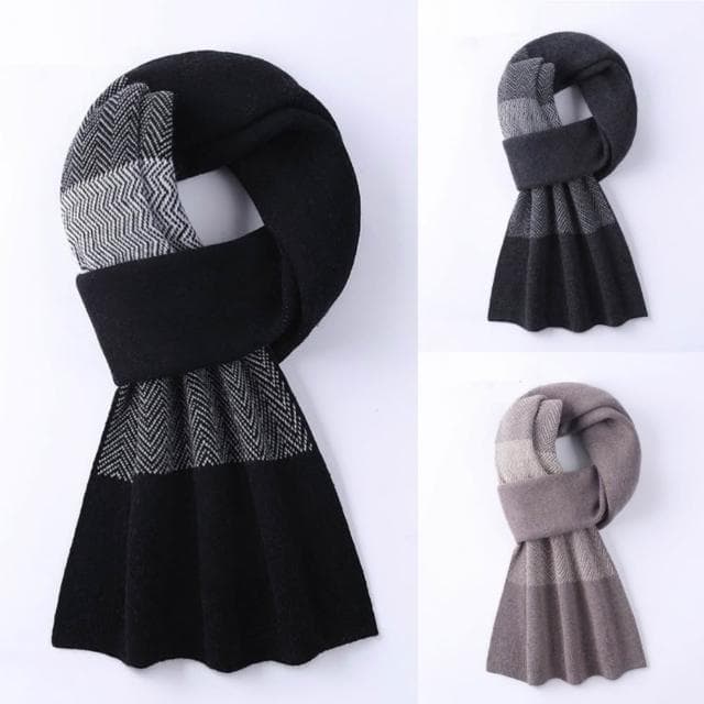 【米蘭精品】現貨+預購 頂級羊毛圍巾羊絨圍脖秋冬季加絨厚磅保暖針織圍巾休閒-冬季時尚百搭男女配件74mi54