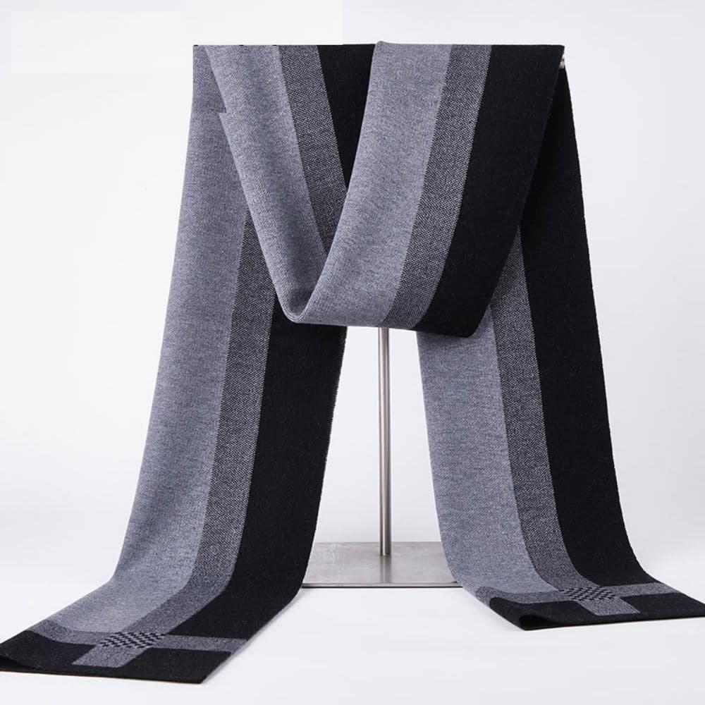 【米蘭精品】現貨+預購 頂級羊毛圍巾羊絨圍脖秋冬季加絨厚磅保暖針織圍巾休閒-格子圍巾時尚男女配件74mi65