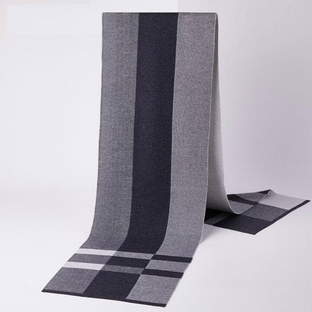 【米蘭精品】現貨+預購 頂級羊毛圍巾羊絨圍脖秋冬季加絨厚磅保暖針織圍巾休閒-冬季格紋圍巾男女配件74mi79