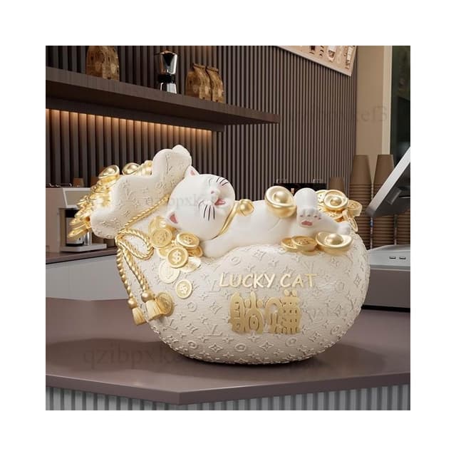 玄關裝飾 家居陳設 開業禮物 擺件福袋 喬遷禮物 運轉擺件 擺設博古架 裝飾品 辦公室擺件 客廳擺件 