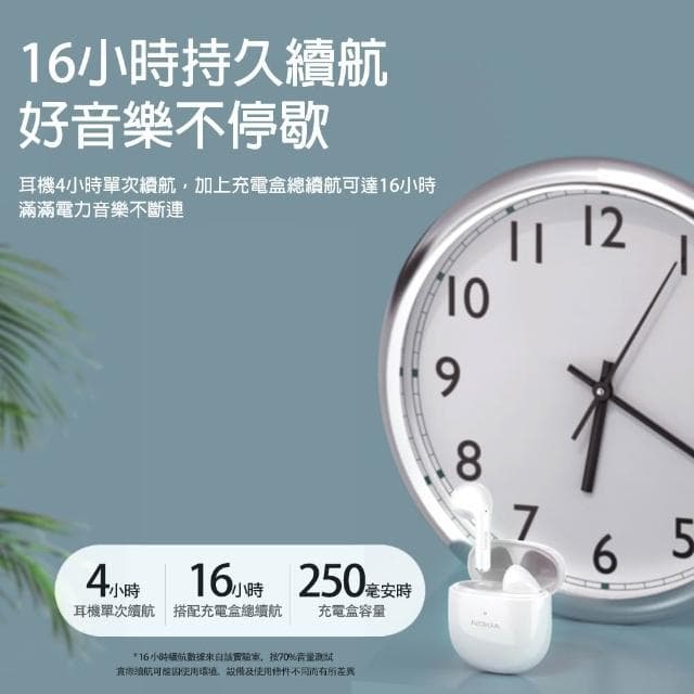 【NOKIA】E3110 半入耳式 藍牙耳機 藍牙5.1 ENC降噪 IP44防水 真無線耳機 藍牙耳機 藍芽耳機