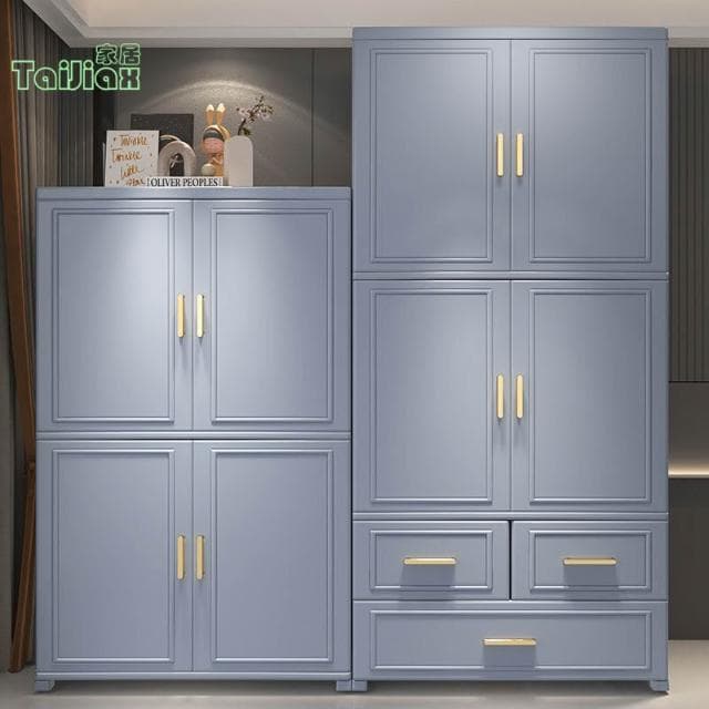 💕💥兒童簡易衣櫃 加厚塑膠衣櫃 寶寶衣服收納櫃 嬰兒小衣櫃 儲物櫃 儲物櫃 雜物櫃收納櫃 置物櫃 展示櫃 抽屜櫃