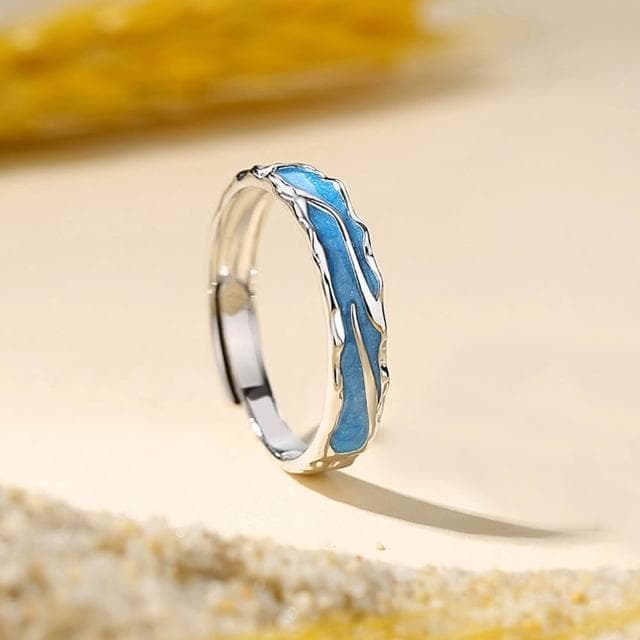 【巴黎精品】現貨+預購 頂級925純銀戒指婚戒女鑽戒開口戒情侶對戒尾戒情人節禮物-春花江月男女飾品a1li89