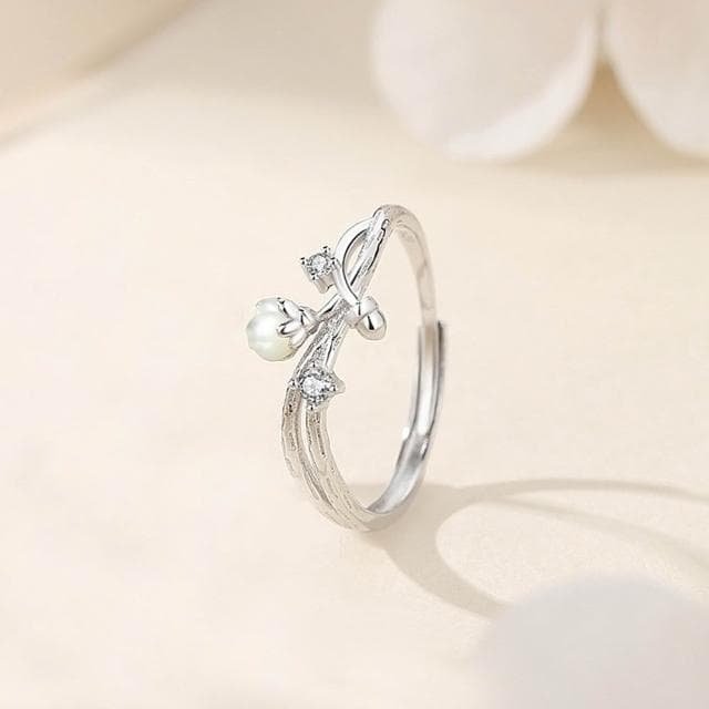 【巴黎精品】現貨+預購 頂級925純銀戒指婚戒女鑽戒開口戒情侶對戒尾戒情人節禮物-木棉橡樹男女飾品a1li86