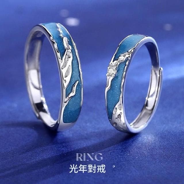 【巴黎精品】現貨+預購 頂級925純銀戒指婚戒女鑽戒開口戒情侶對戒尾戒情人節禮物-純銀光年男女飾品a1li81